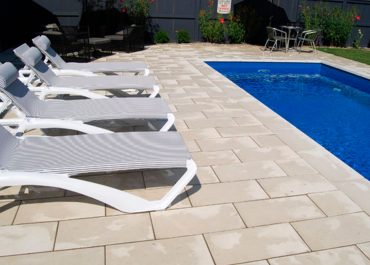 How to install paver coping on a fiberglass pool