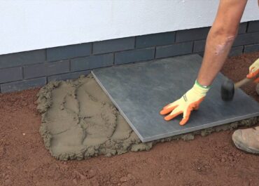 How to Install Porcelain Pavers Over Concrete