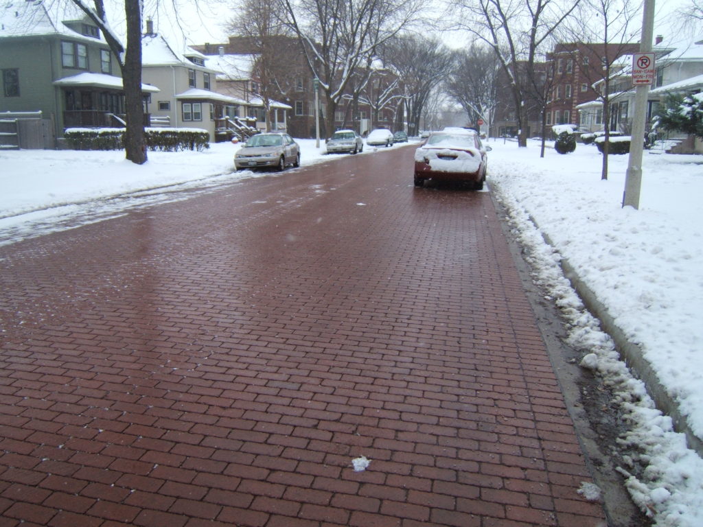 Pavers in the Winter