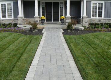 Concrete Walkway Ideas with Pavers