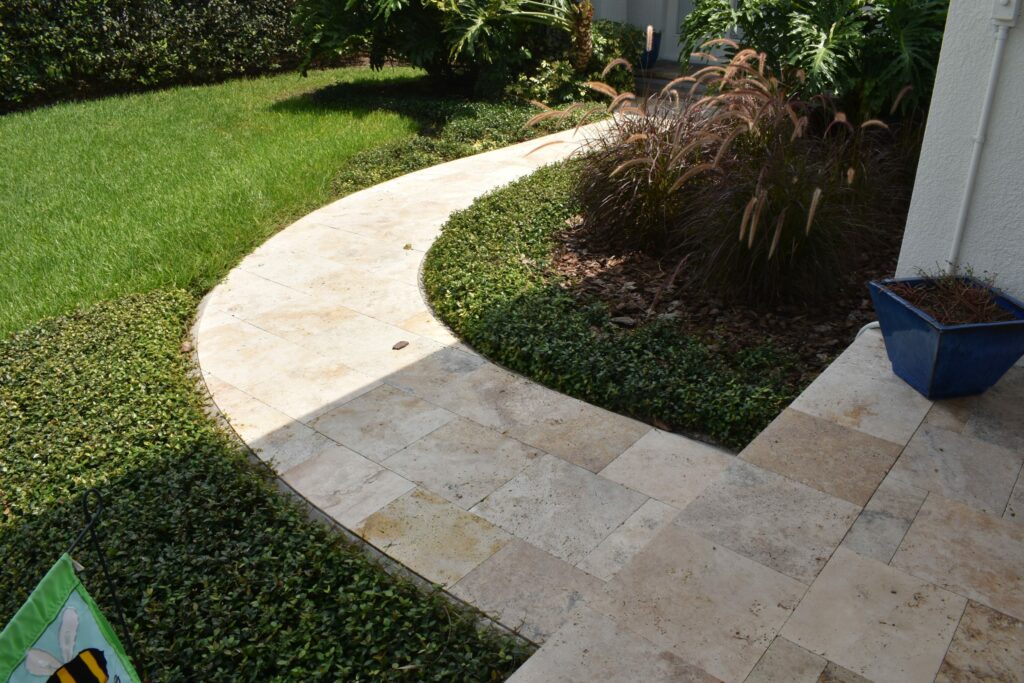 How to lay pavers for a walkway